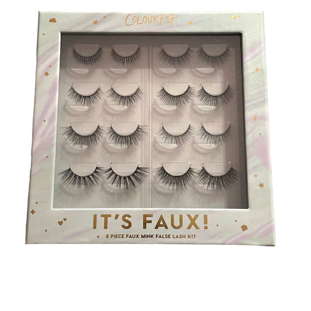 Colourpop It's Faux! Faux Mink False Lash Vault - 8pc set